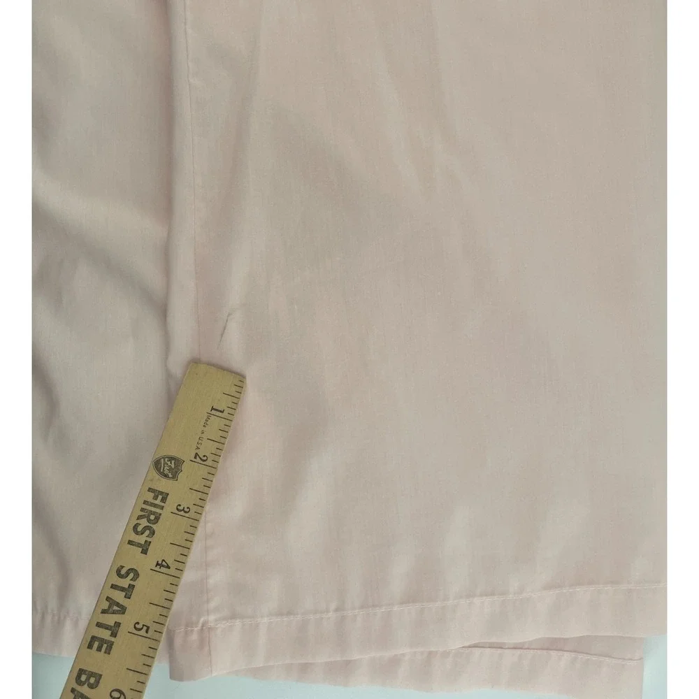 Vintage BARBIZON Nightgown L Pink Babydoll Sleeveless Lace Trim Pintucks Cottage